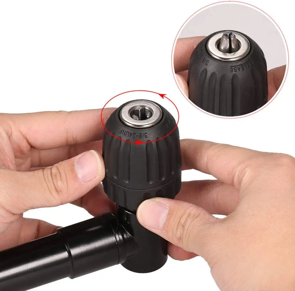 90 Degree Professional Right Angle Bend Extension 0.8-10mm Cordless Drill