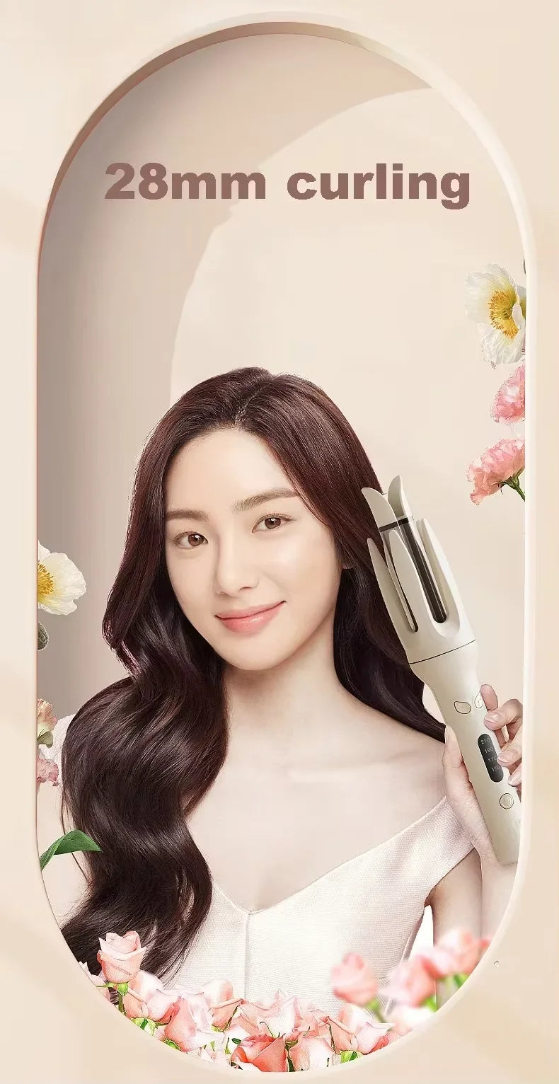 Factory Customize Private Label 28MM Automatic Spinning Hair Curler