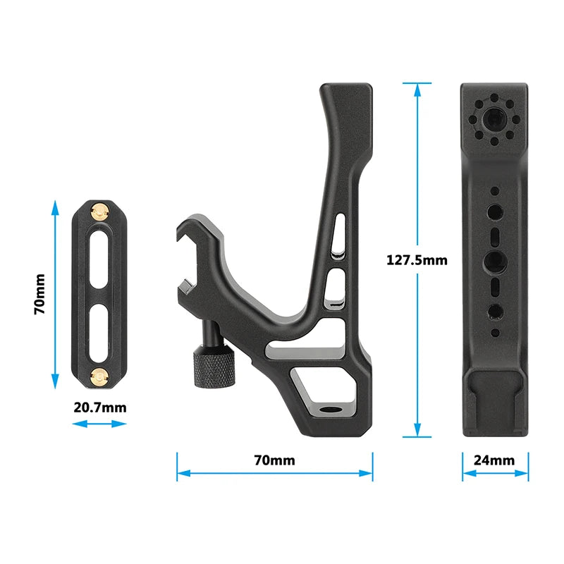 CAMVATE 70mm NATO Safety Rail Aluminum Top Handle Grip