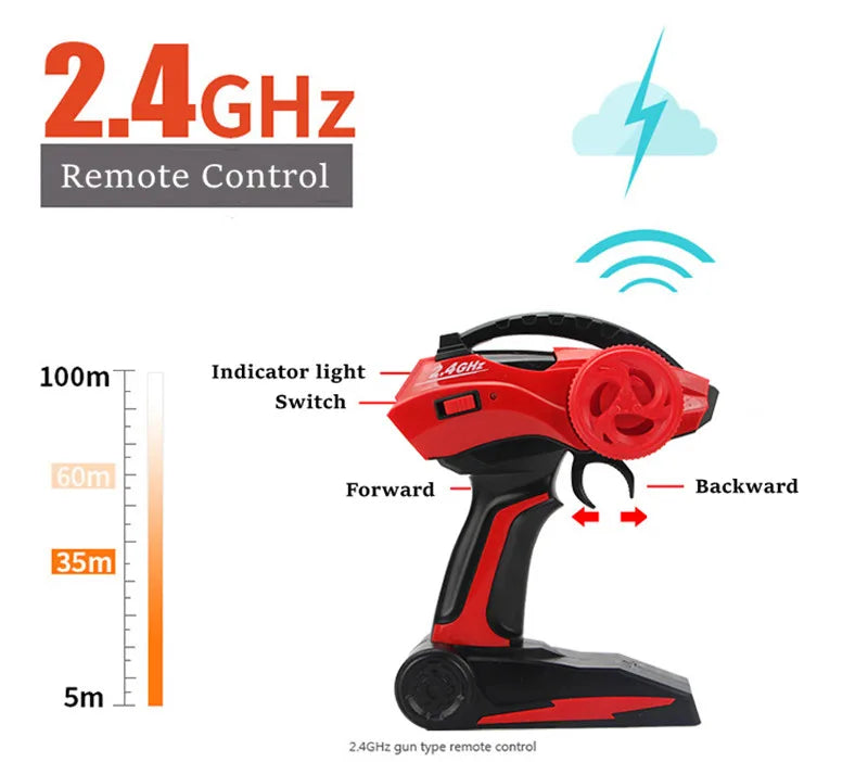 ZWN 1:12 / 1:16 4WD RC Car With Led Lights 2.4G Radio Remote Control Cars Buggy