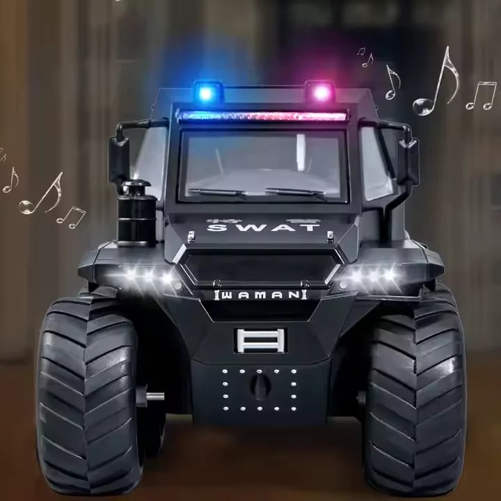 Diecast Model Car Off-road Vehicle Truck Electric Alloy 1:32 8WD Off-road Model Car Toy