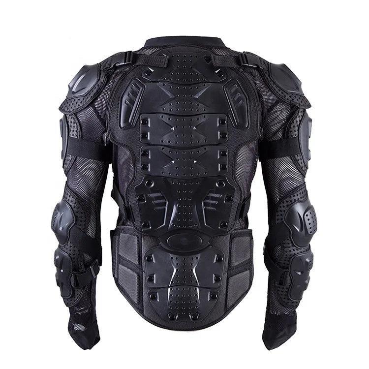 Breathable Mesh Cloth Hard PE Shell Professional Off-Road Protector Motorcycle Full Body Armor Jacket