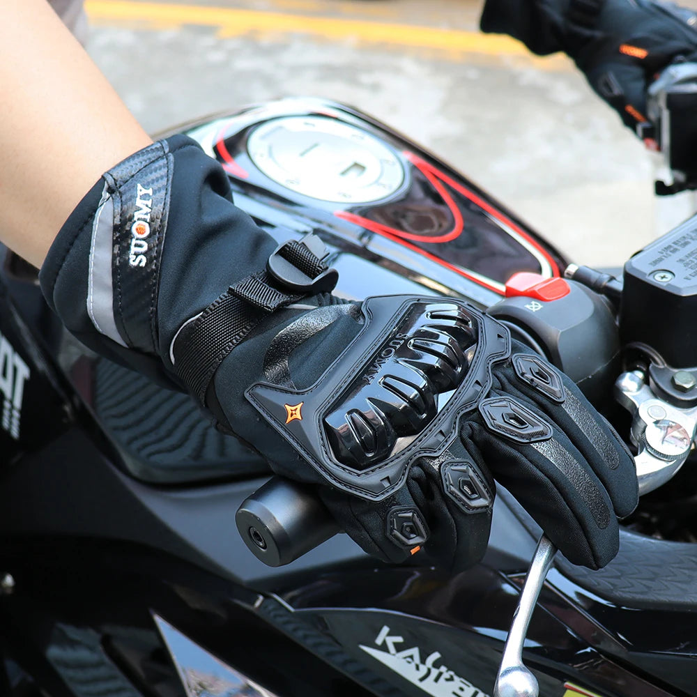 SUOMY Winter Warm Women Motorcycle Gloves