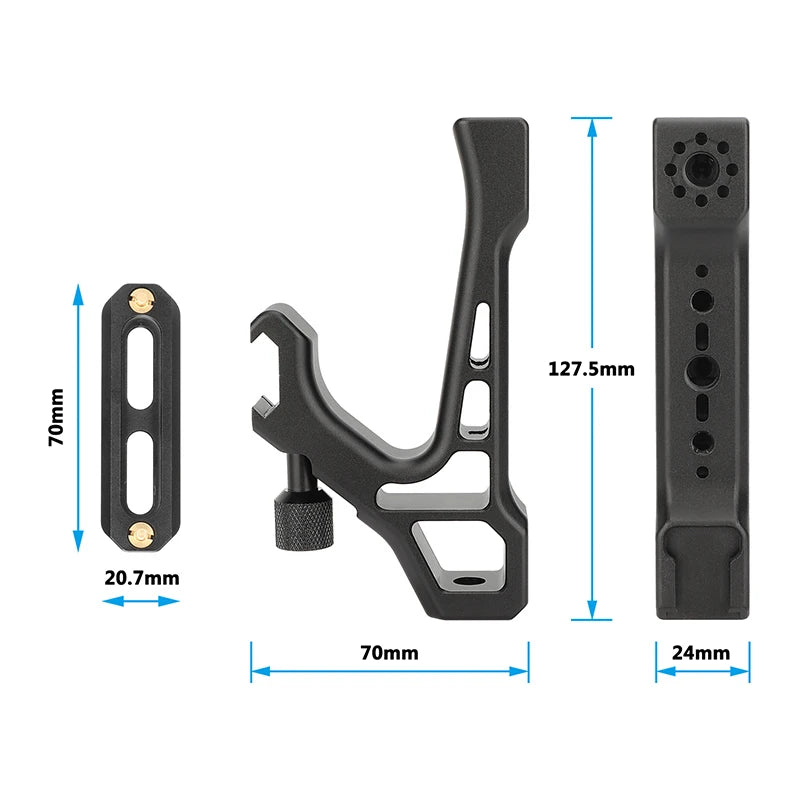 CAMVATE 70mm NATO Safety Rail Aluminum Top Handle Grip