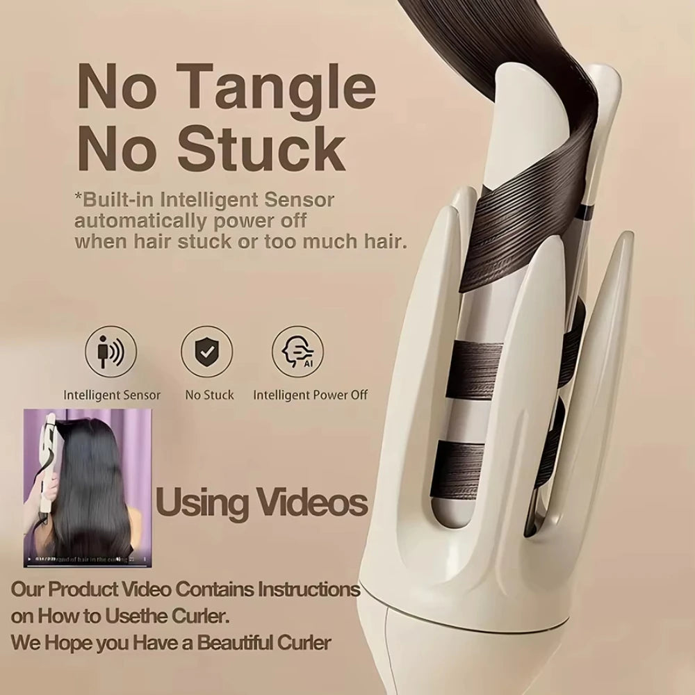 Factory Customize Private Label 28MM Automatic Spinning Hair Curler