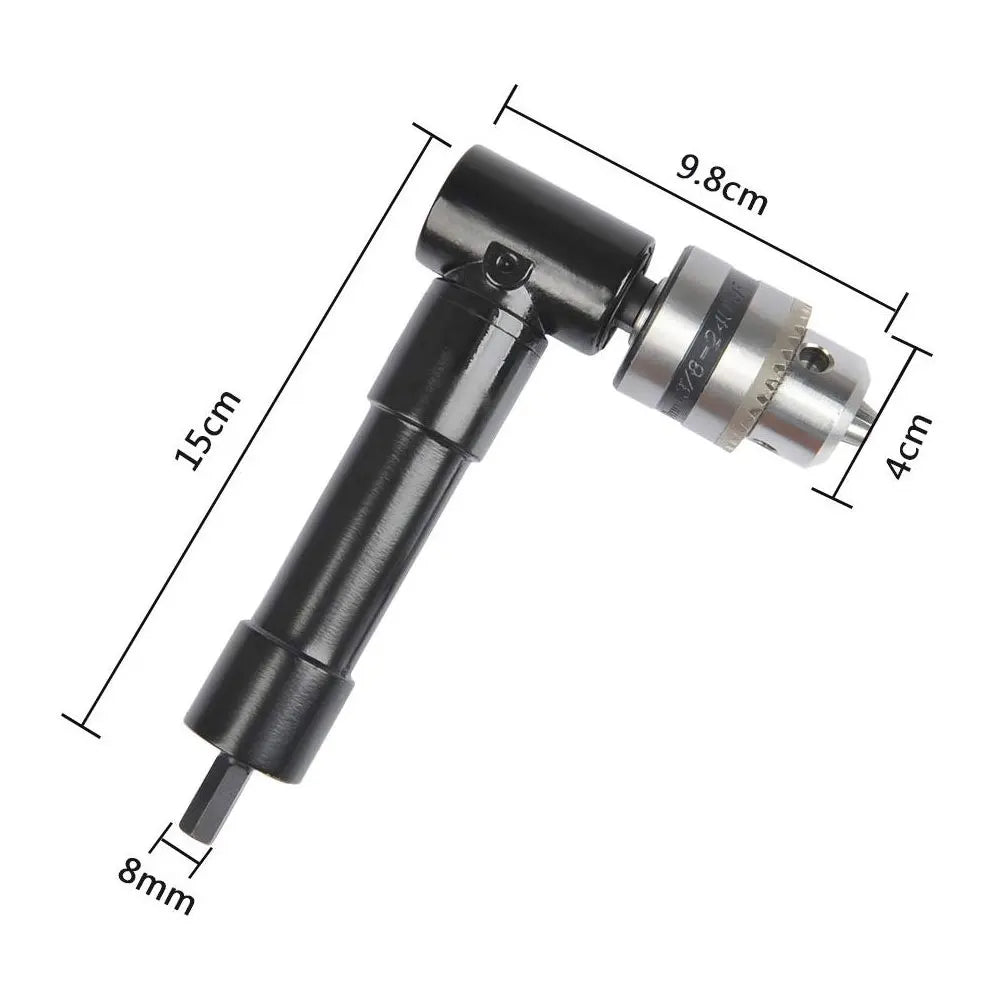 90 Degree Professional Right Angle Bend Extension 0.8-10mm Cordless Drill