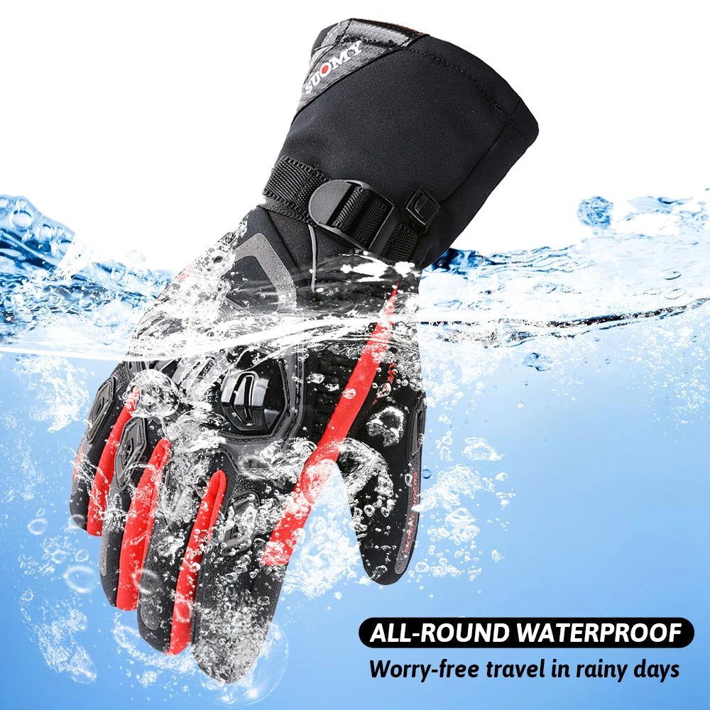 SUOMY Winter Warm Women Motorcycle Gloves