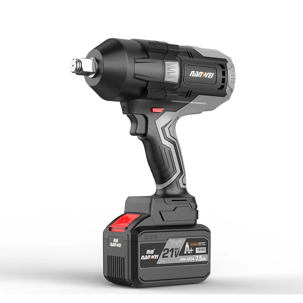 NANWEI Industrial Grade Cordless Electric Impact Wrench