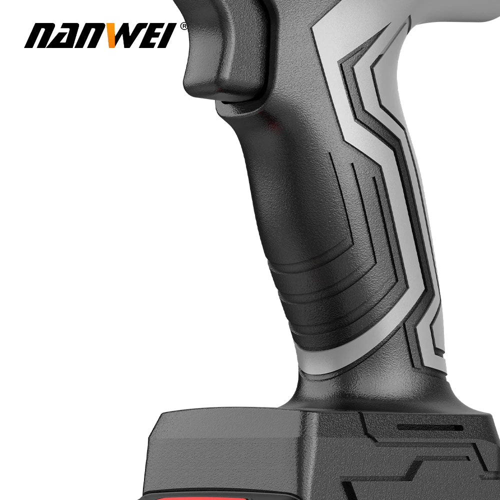 NANWEI Industrial Grade Cordless Electric Impact Wrench
