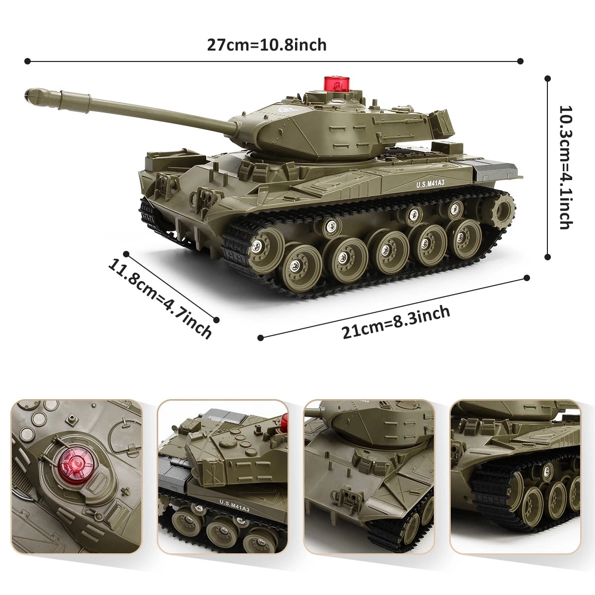 JJRC Q85 Tank Car Model Hot Selling 2.4G Programmable Remote Control Crawler