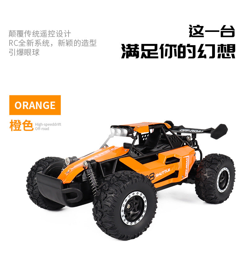 New RC Car 1:16 2WD with LED Light 2.4G 20KM/H High Speed Off-Road Climbing Remote Control Car