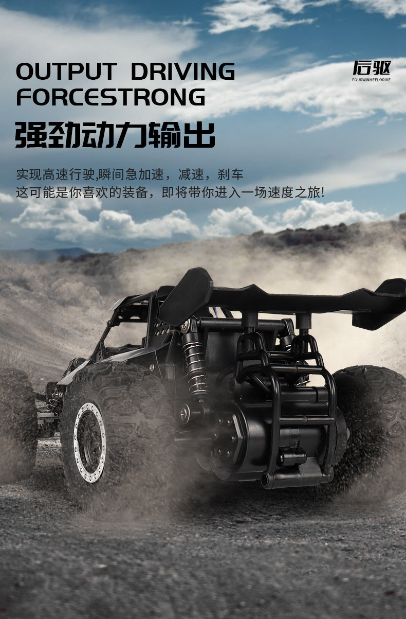 New RC Car 1:16 2WD with LED Light 2.4G 20KM/H High Speed Off-Road Climbing Remote Control Car