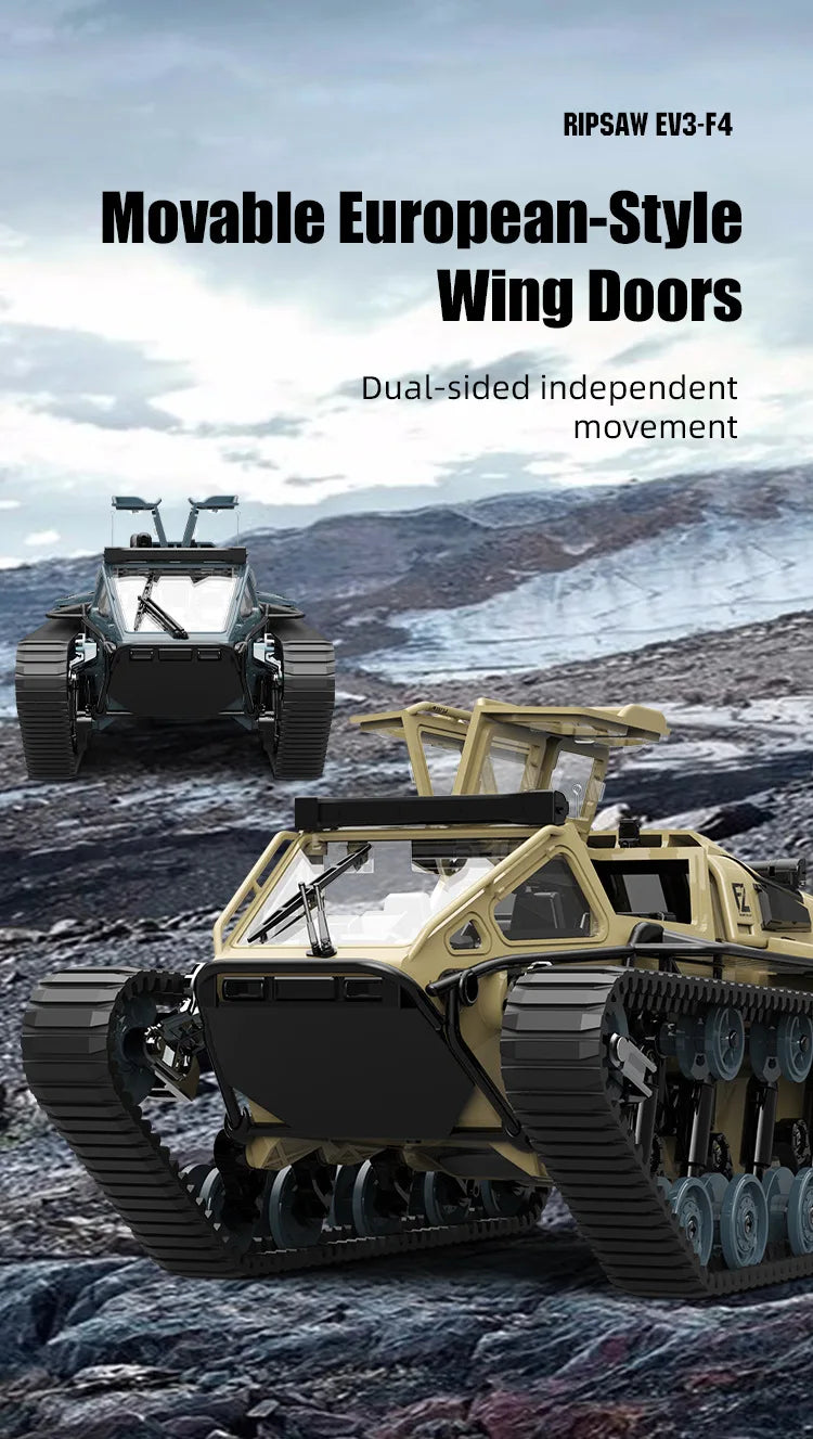 2.4G JJRC C8812 Full Scale Tracked RC Tank Remote Control Car