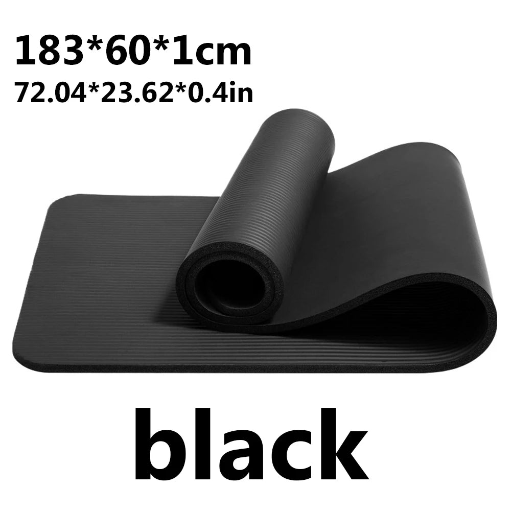 Yoga Mat Anti-skid Sports Fitness EVA Comfort Foam 10MM