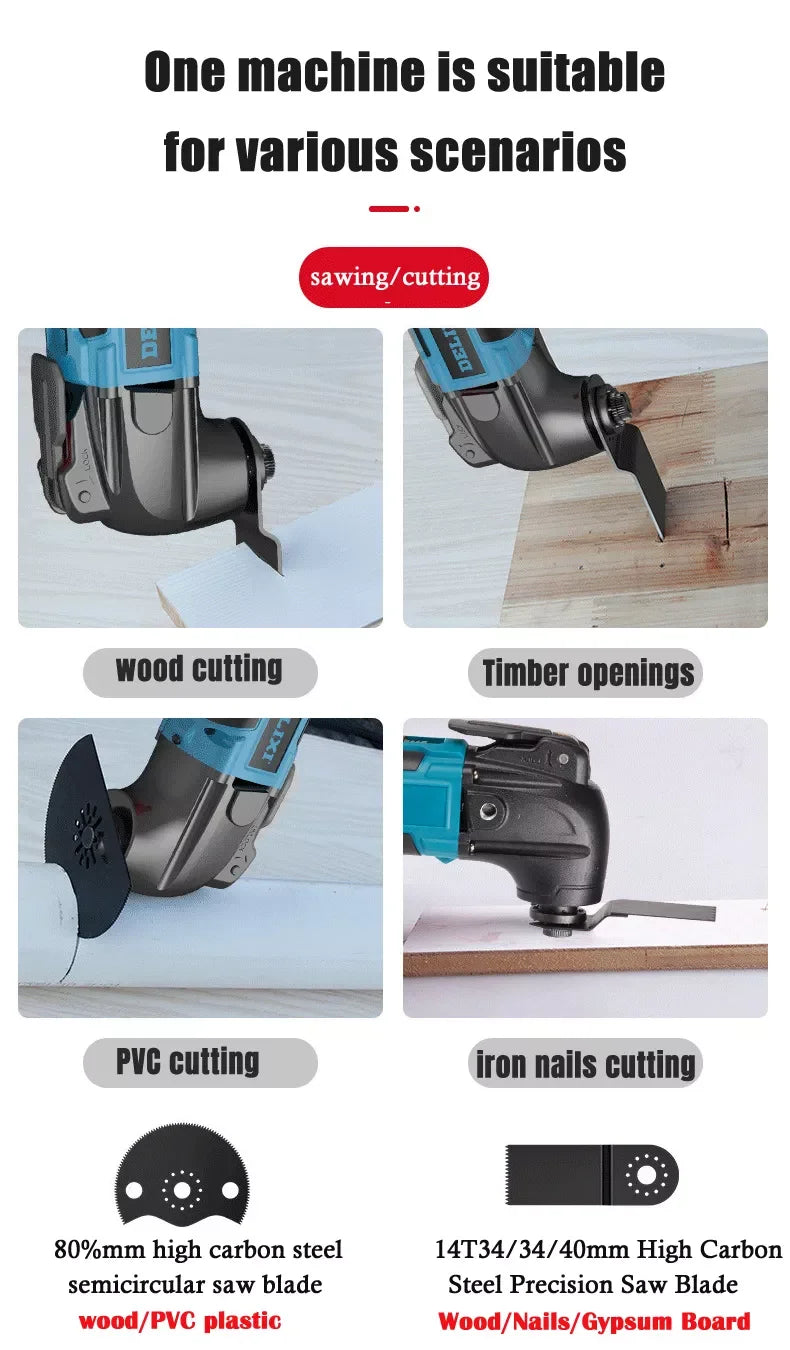 170W Electric Cordless Oscillator