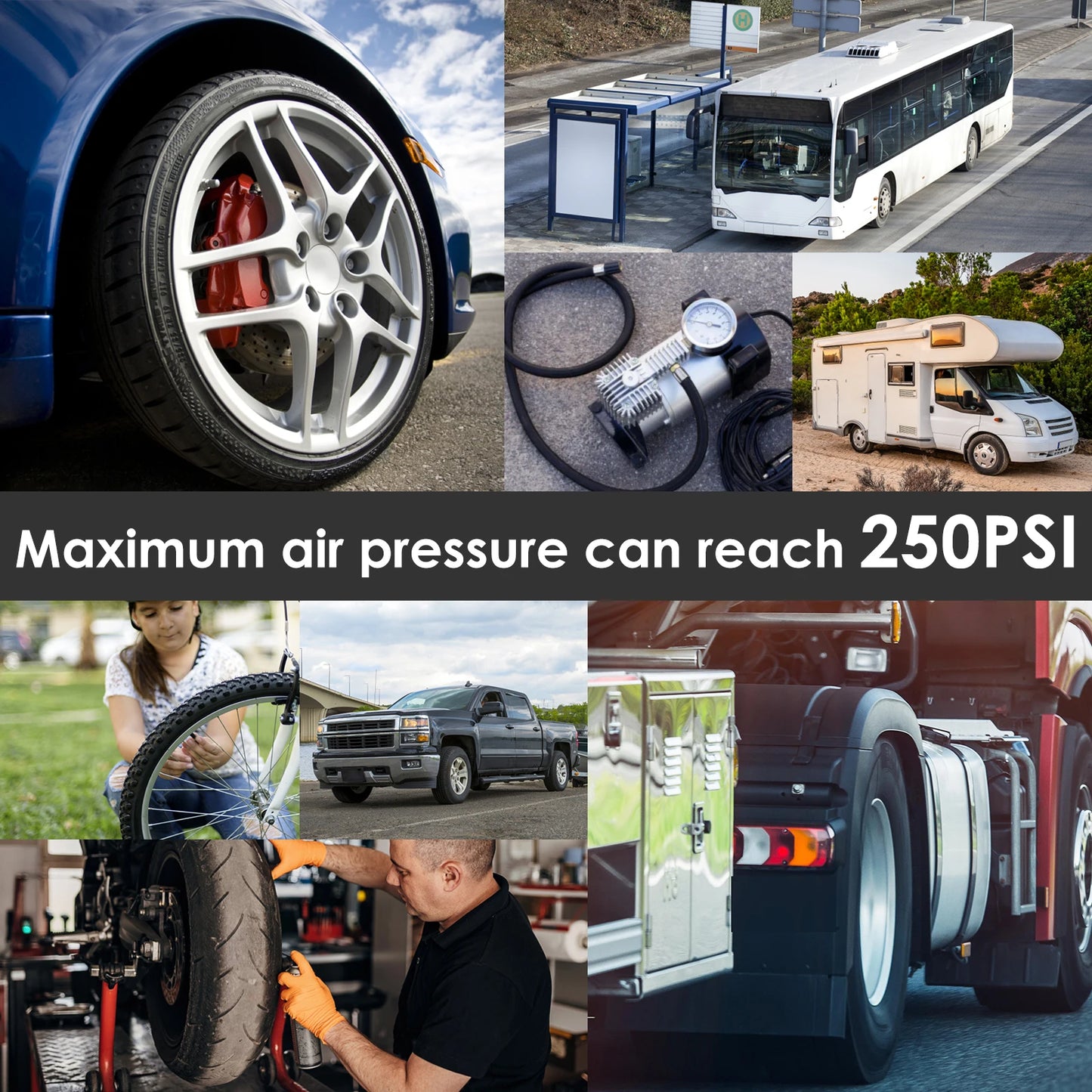 Car Tire Air Chuck Inflator Pump Valve Connector