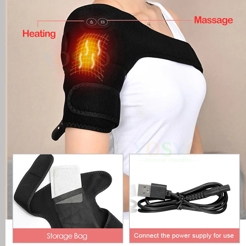 Electric Shoulder Brace Heated Knee Massager