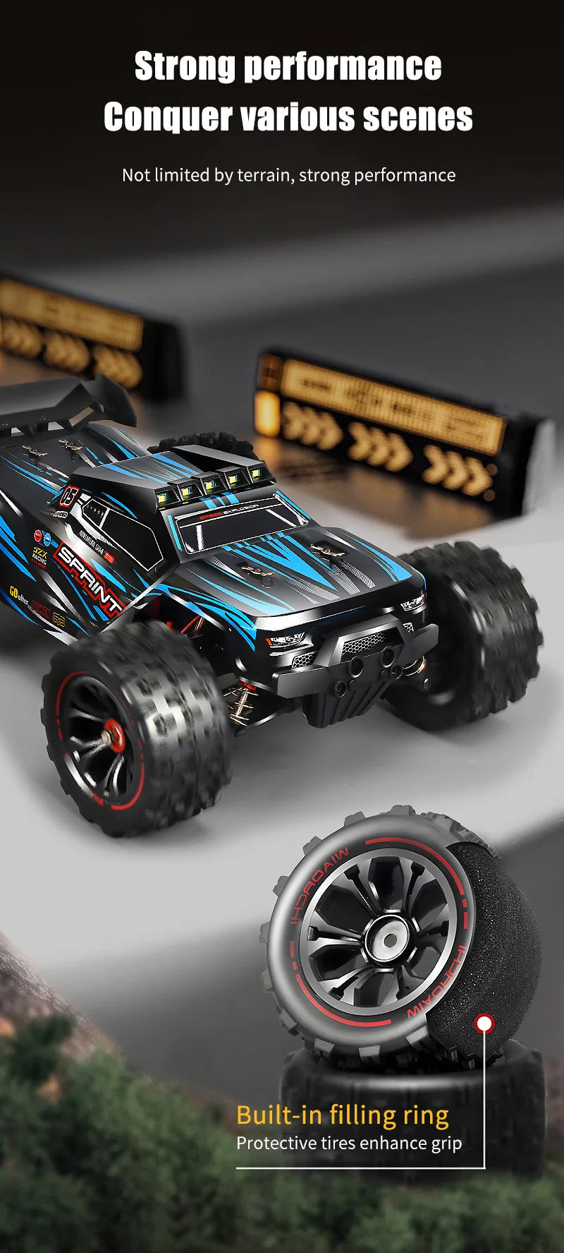 1:16 85KM/H Or 50KM/H 4WD RC Car