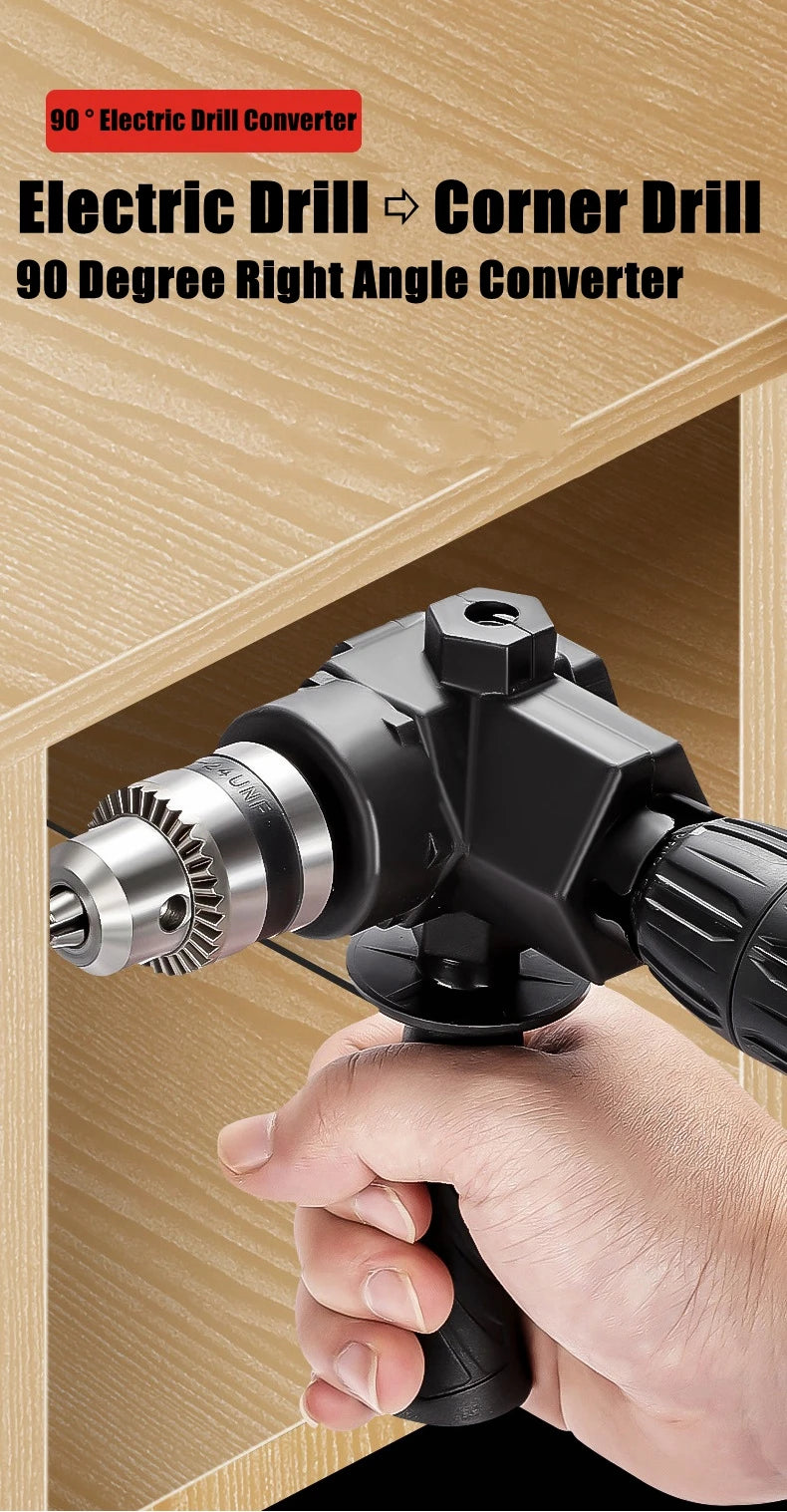 90° Three Jaw Chuck Corner Impact Drill