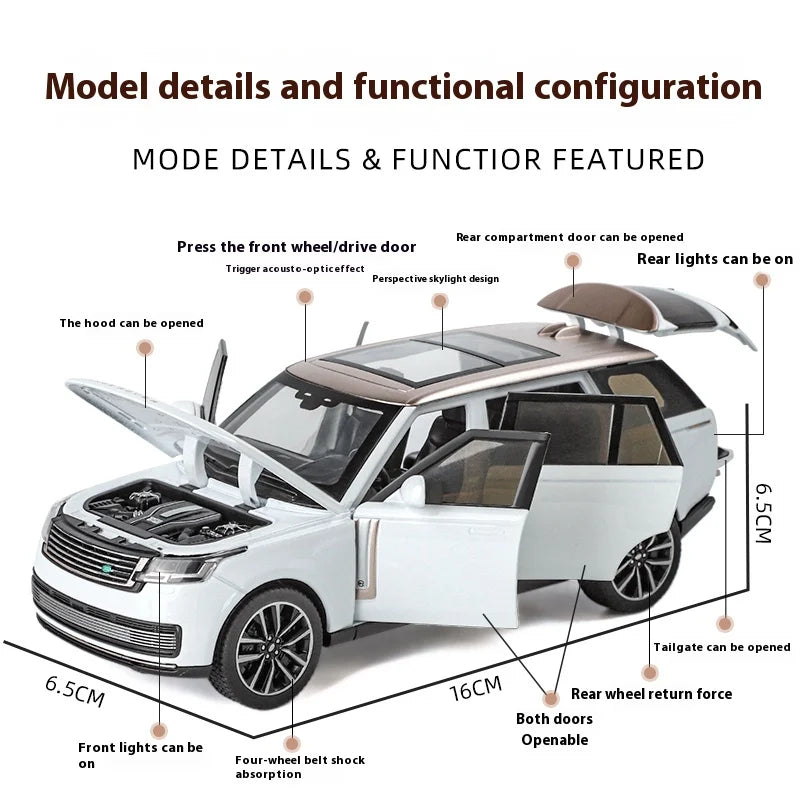 1:32 Land Rover Range Rover SV2022 SUV Diecast Alloy Model