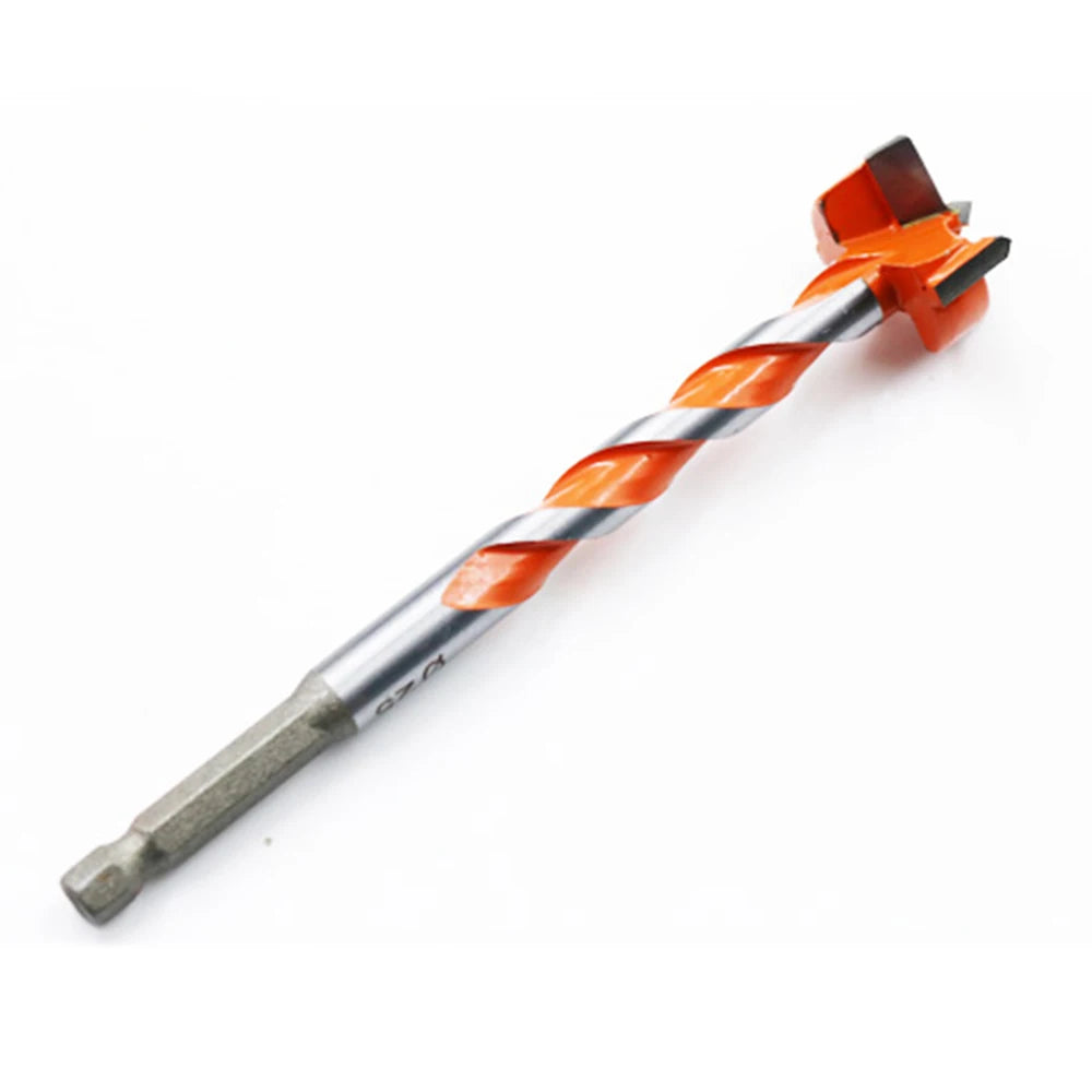 1PC Extended Woodworking Hole Opener Alloy Thread Drill Bit