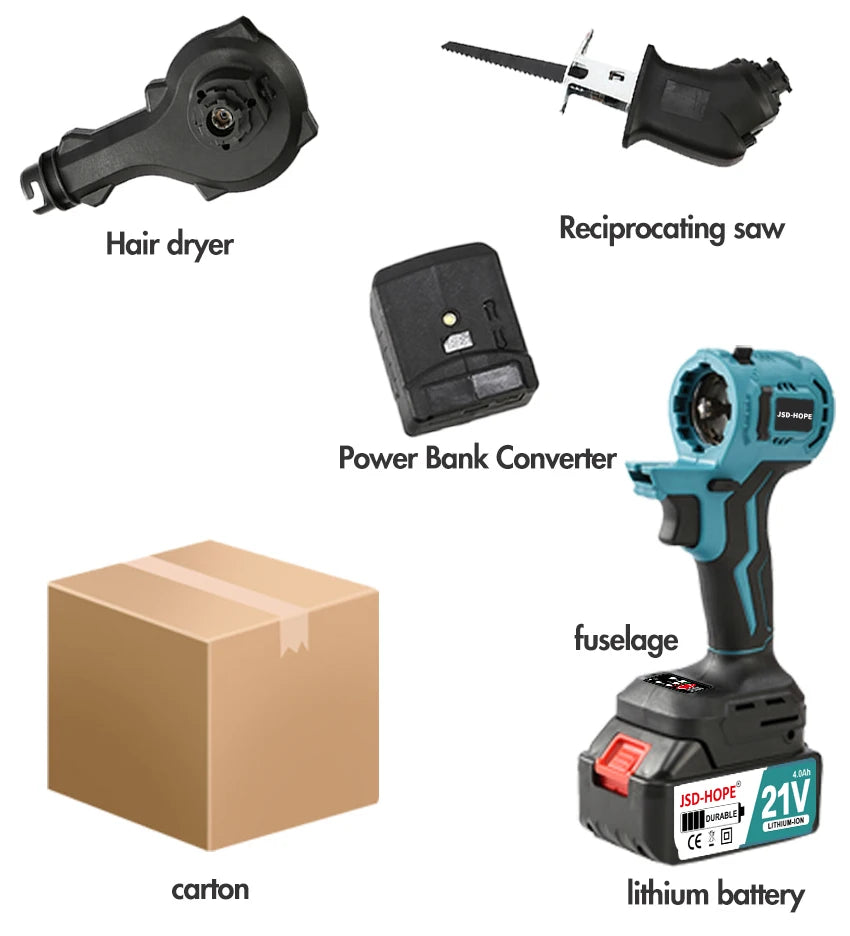Hand drill hammer drill to household electric hammer
