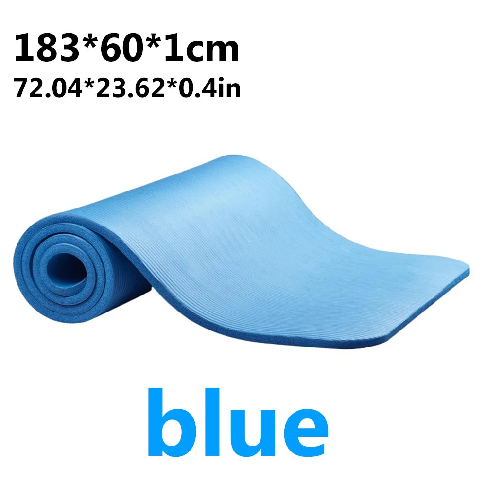 Yoga Mat Anti-skid Sports Fitness EVA Comfort Foam 10MM