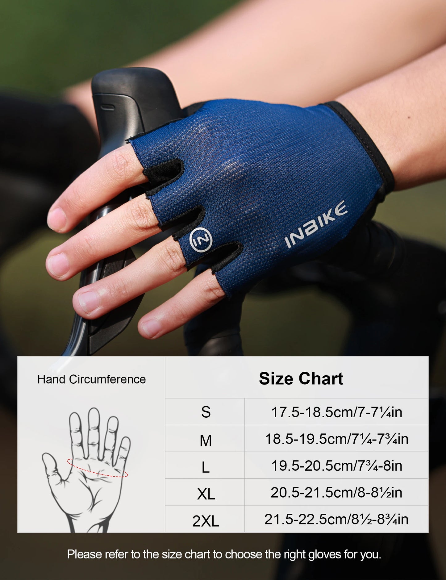 INBIKE Half Finger Cycling Gloves Summer Bicycle Gloves