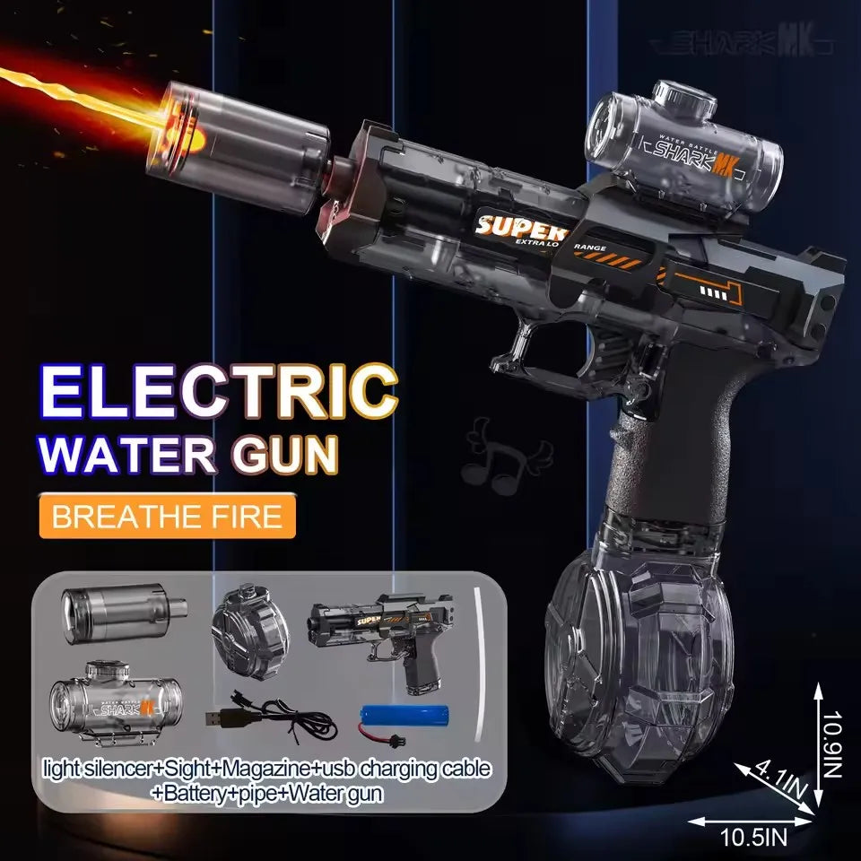 MK3 Simulation Shooting Flames Electric Water Gun