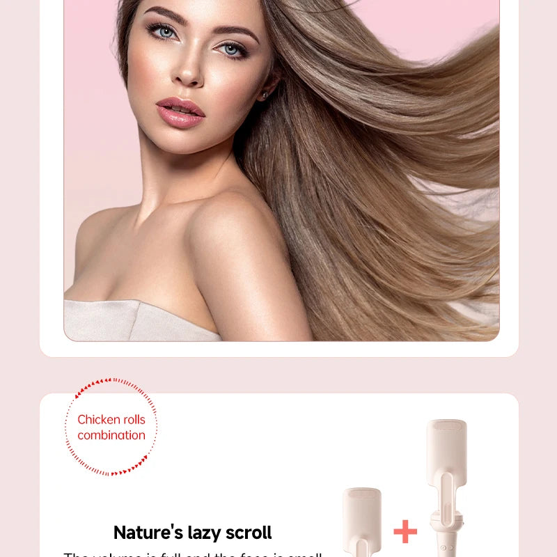 Auto Rotating Ceramic Hair Roller Professional Curling Iron