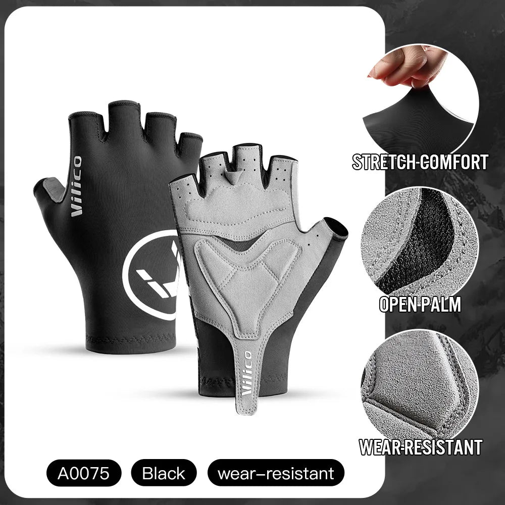 Breaking Wind Cycling Half Finger Gloves