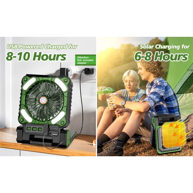 Solar Powered Camping Fan