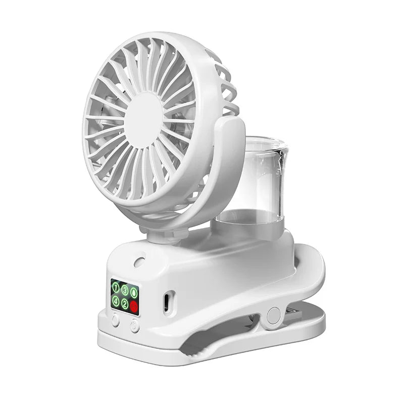 Portable Clip Fan Rechargeable Desktop Fan