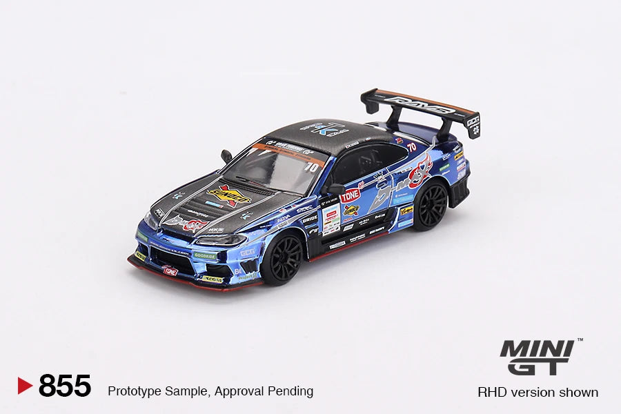 MINIGT 1/64 Nissan Skyline GT-R (R34) V-Spec II Alloy Car Model