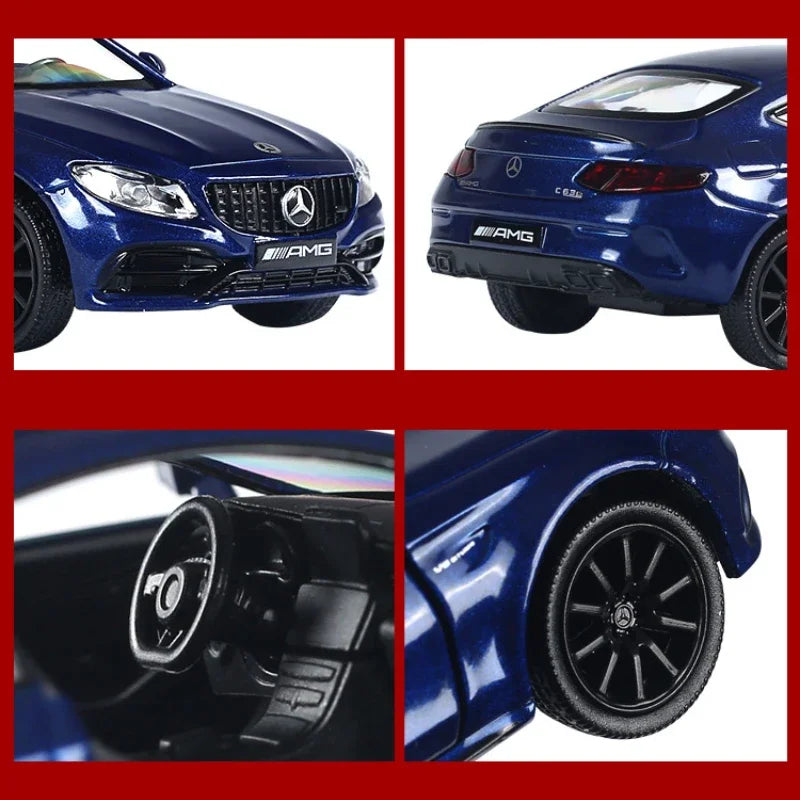 1:36 Mercedes-Benz C63 AMG Coupe Alloy Car Model