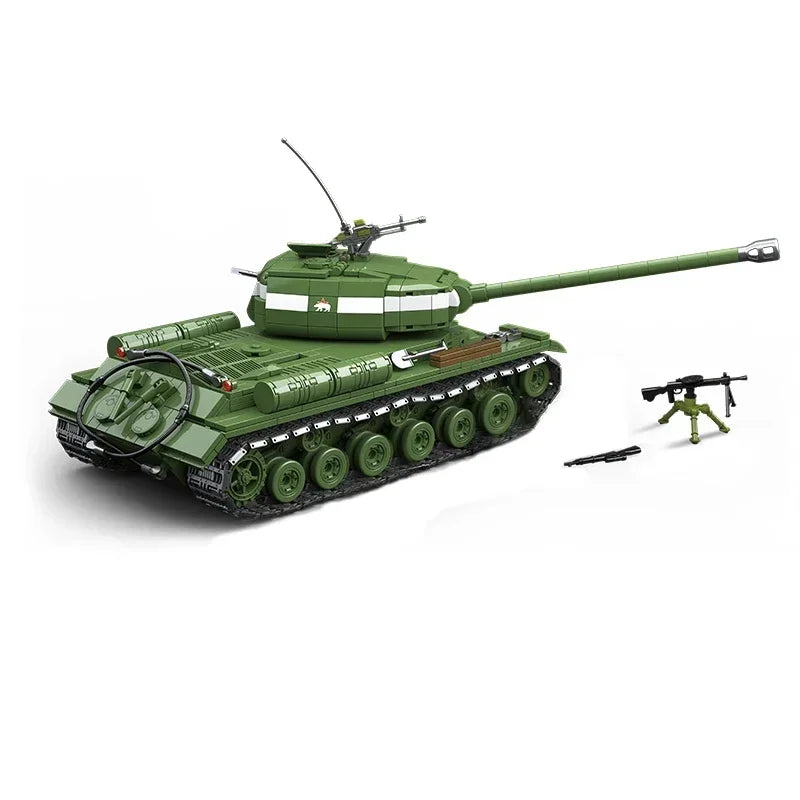 WW2 Military Classic Model Tiger Leopard KV-1 KV-2 IS-2 Heavy Tank Collection Model