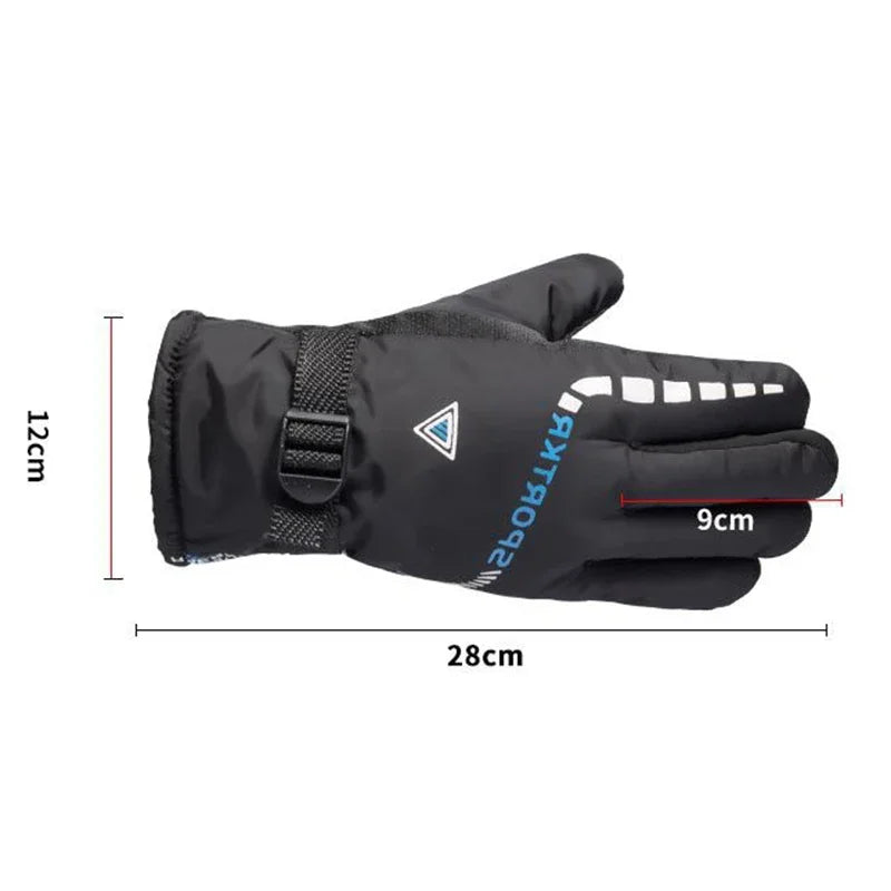 Outdoor Winter Warm Thermal Cycling Gloves Waterproof Antislip