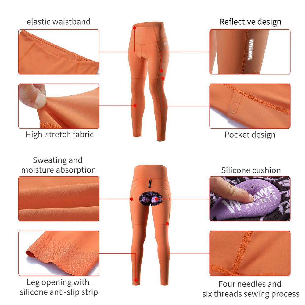 WOSAWE Women's Cycling Pants