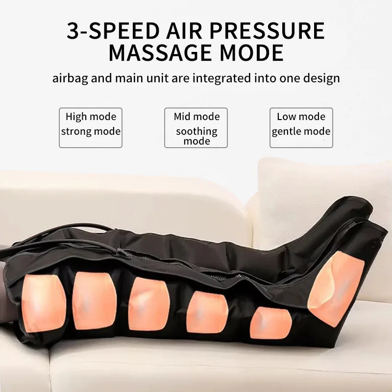 Air Pressure Leg Massager Foot Massage Boots