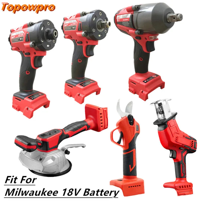Fit For Milwaukee 18V Battery Electric Screwdriver