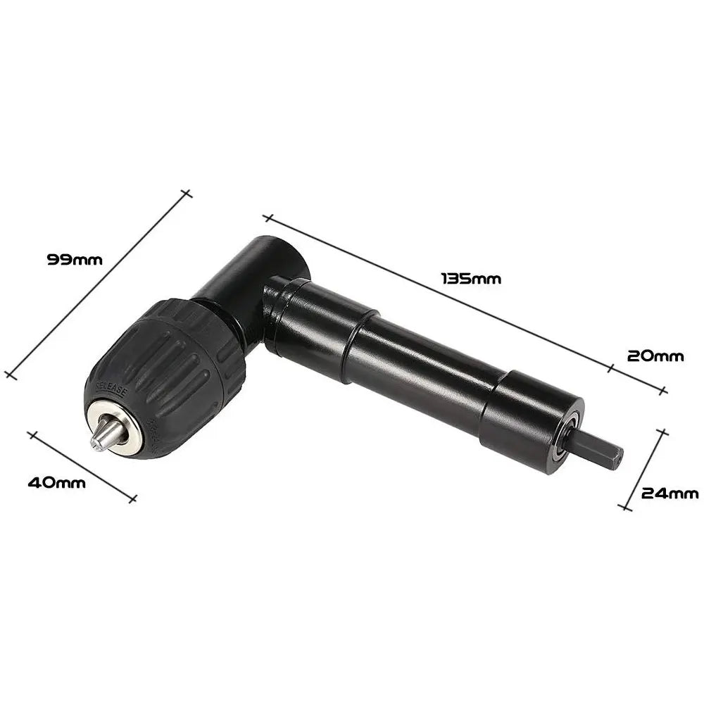 90 Degree Professional Right Angle Bend Extension 0.8-10mm Cordless Drill