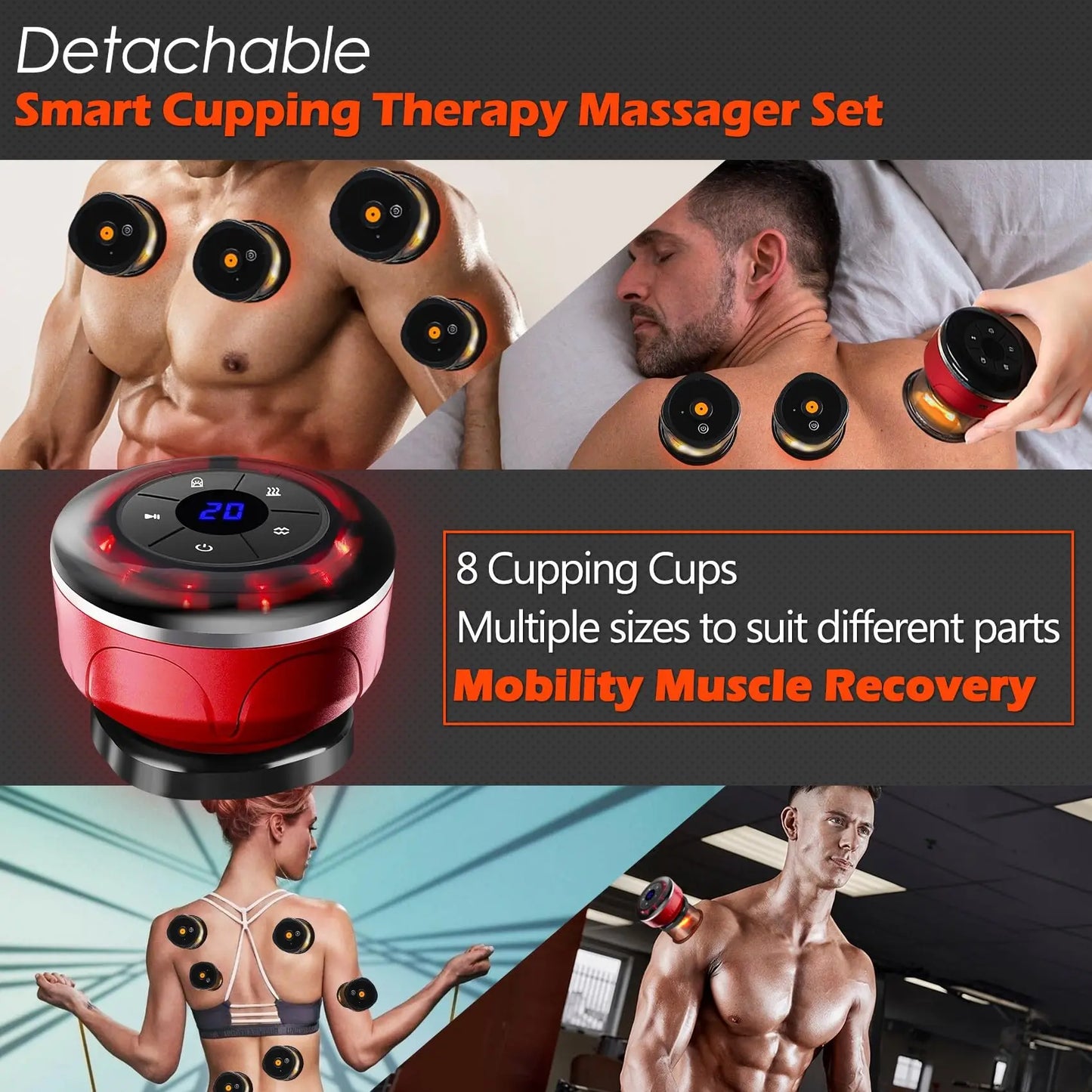 8 Cups Electric Cupping Massager