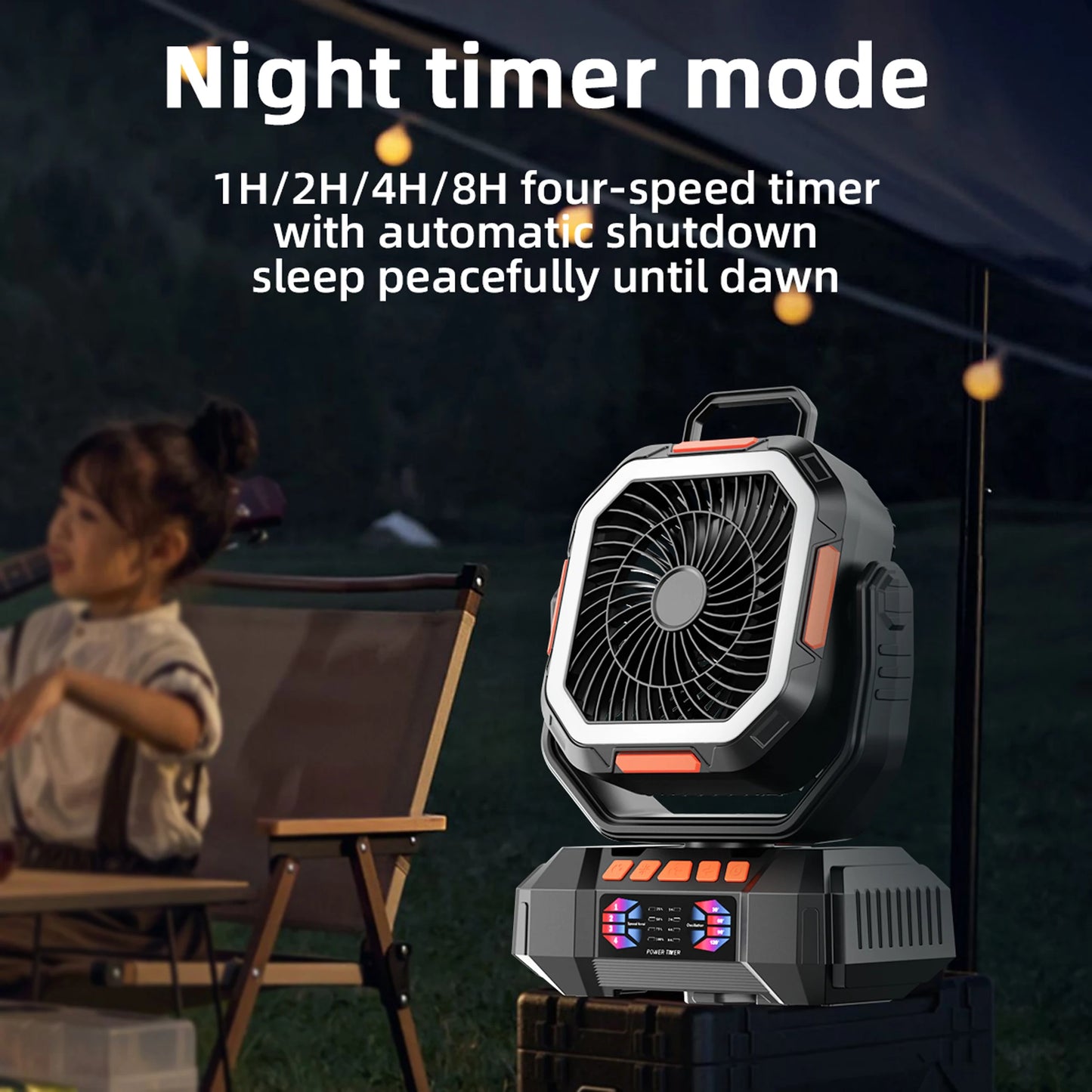 Camping Fan 40000mAh Battery Powered Fan