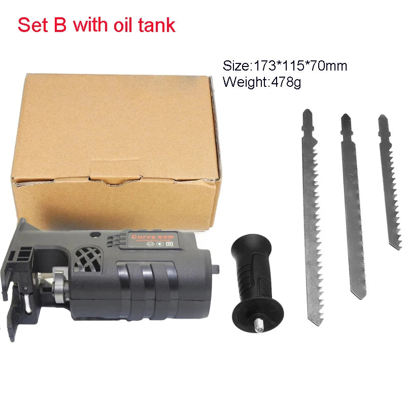 Electric Drill Modified To Reciprocating Saw