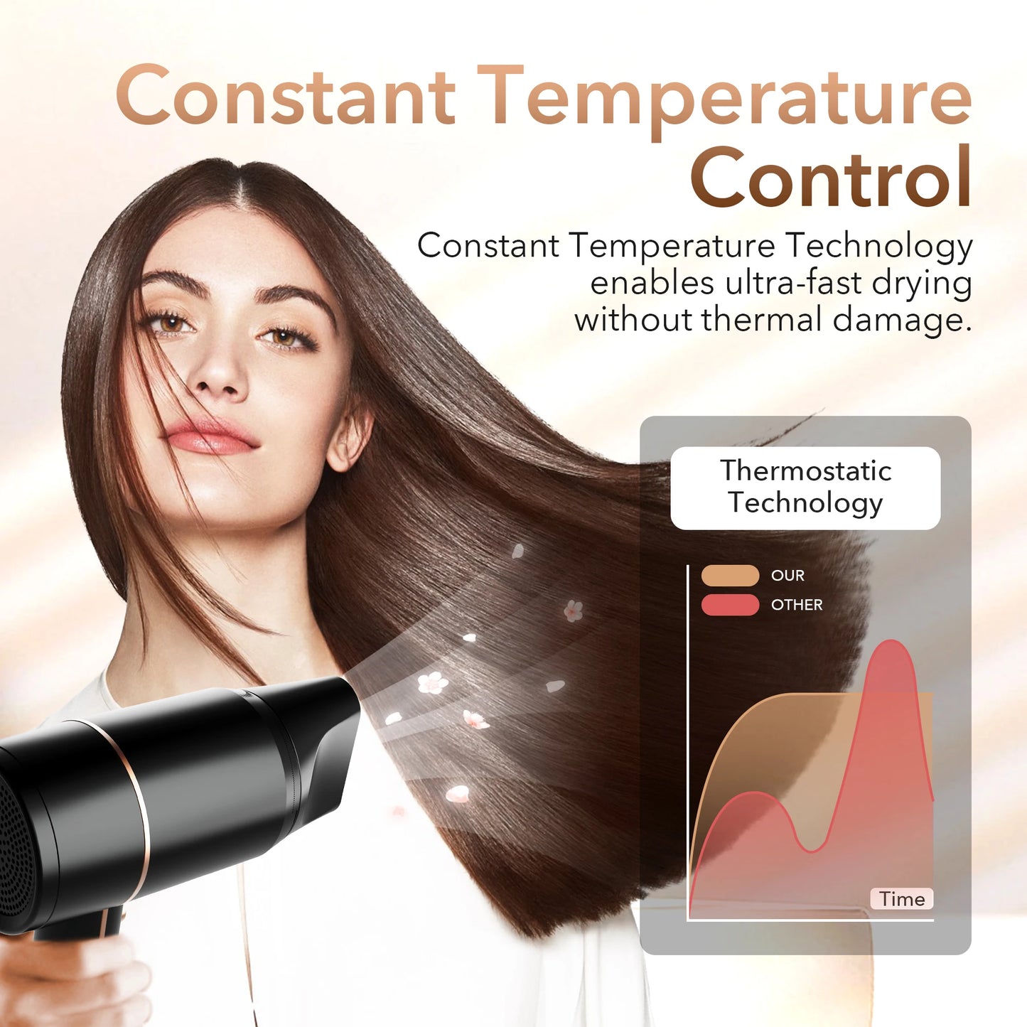 Sejoy 1800W Electric Hair Dryer 110v Hair Dryer