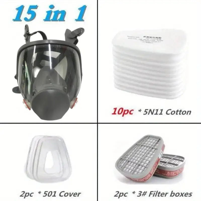 SJL 27 In 1 6800 Industrial Painting Spraying Respirator Gas Mask