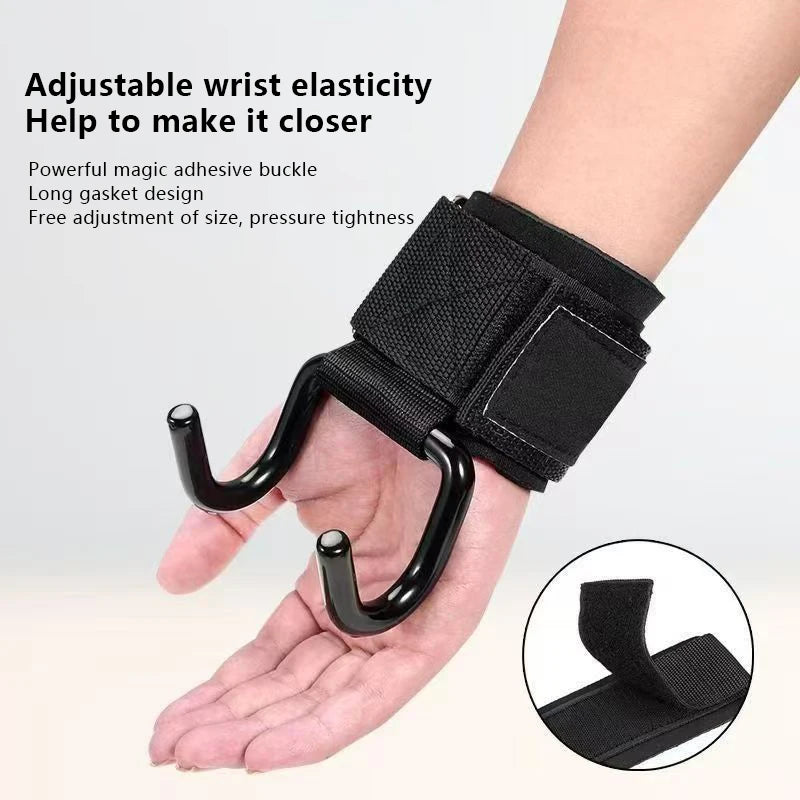 1/2PCS Weight Lifting Hook Grips