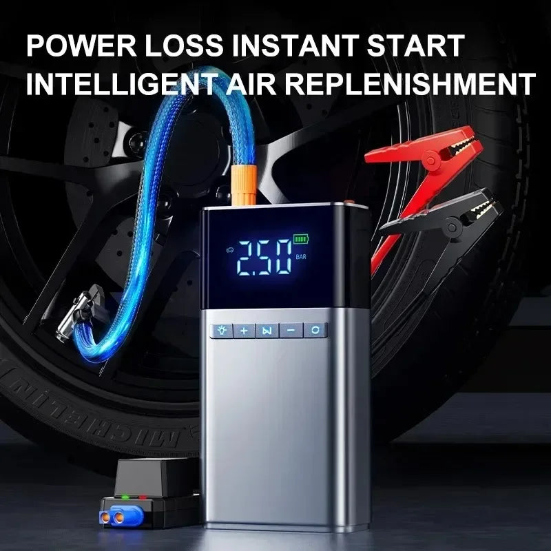 New Car Jump Starter Air Pump Power Bank