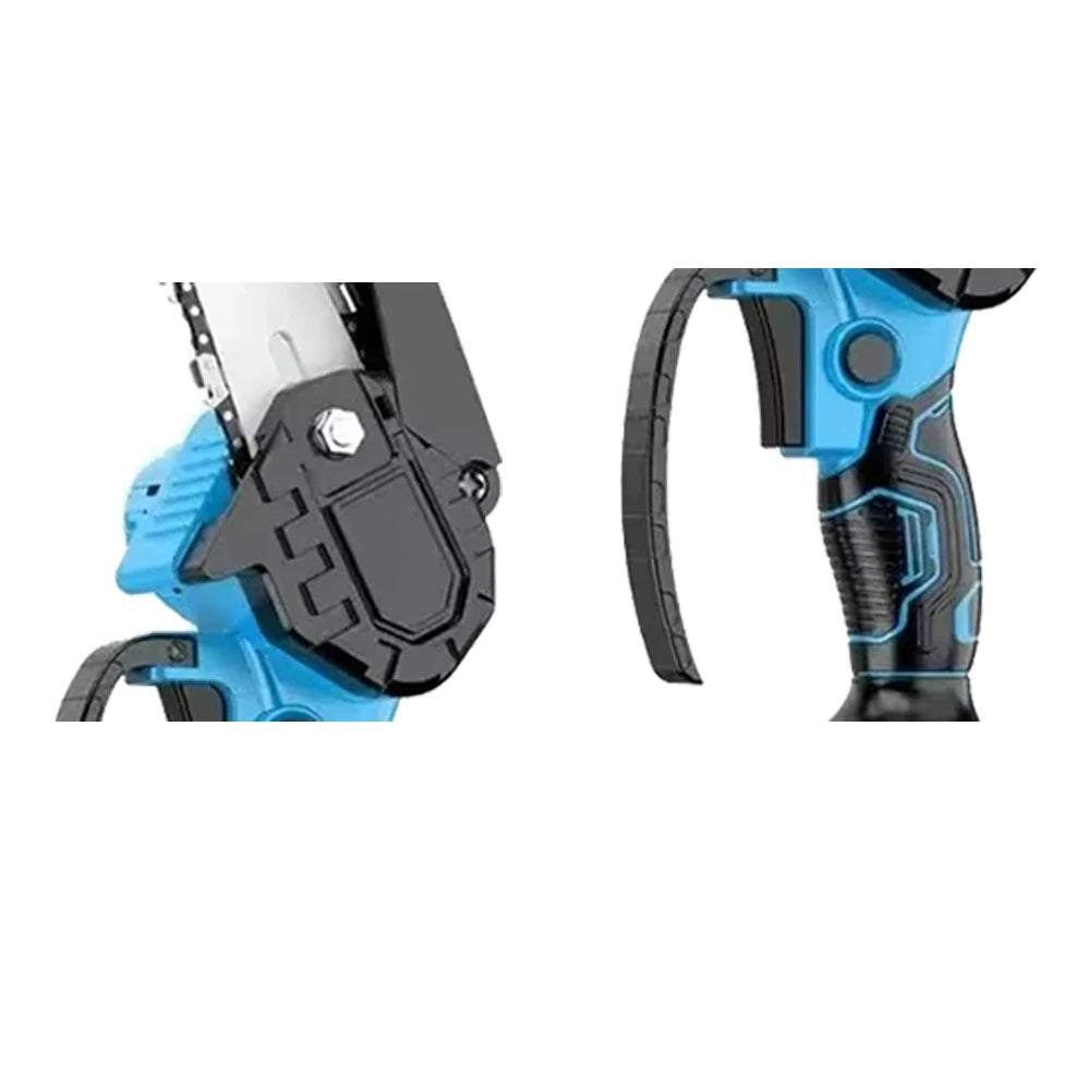 Mini Chainsaw 4/6InCordless Woodworking Handheld Garden Electric Saw