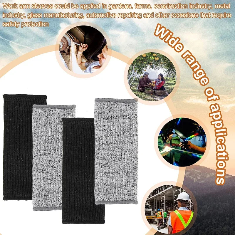 1pcs Level 5 HPPE Outdoor Work Safety Arm Guard Sleeve
